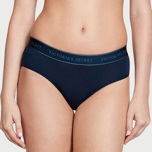 TWO Victoria's Secret Hiphugger size XL Logo Cotton Hiphugger Panty